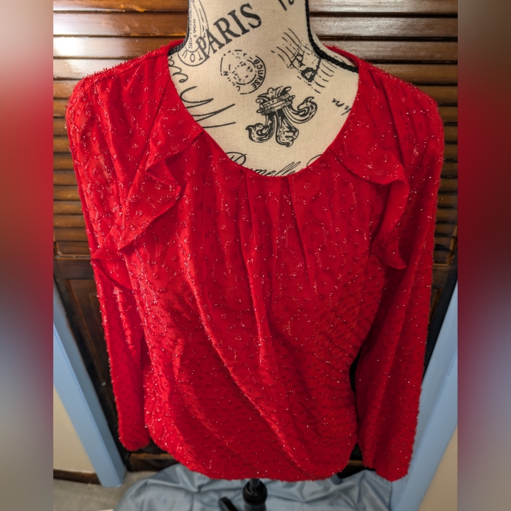NEW WOT, ADORABLE LIZ CLAIBORNE TOP - Picture 2 of 13